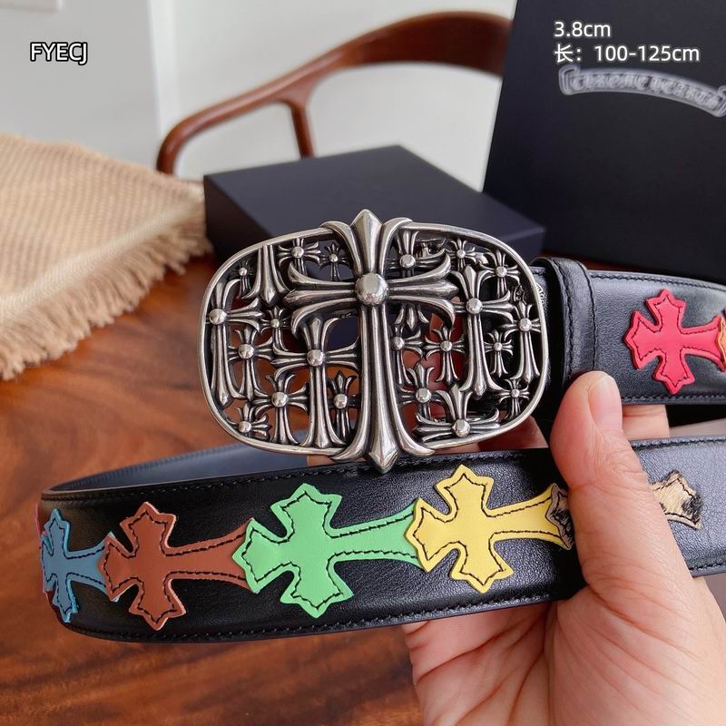 Chrome H Belt Wide 3.8cm(Multiple colors) detail 17