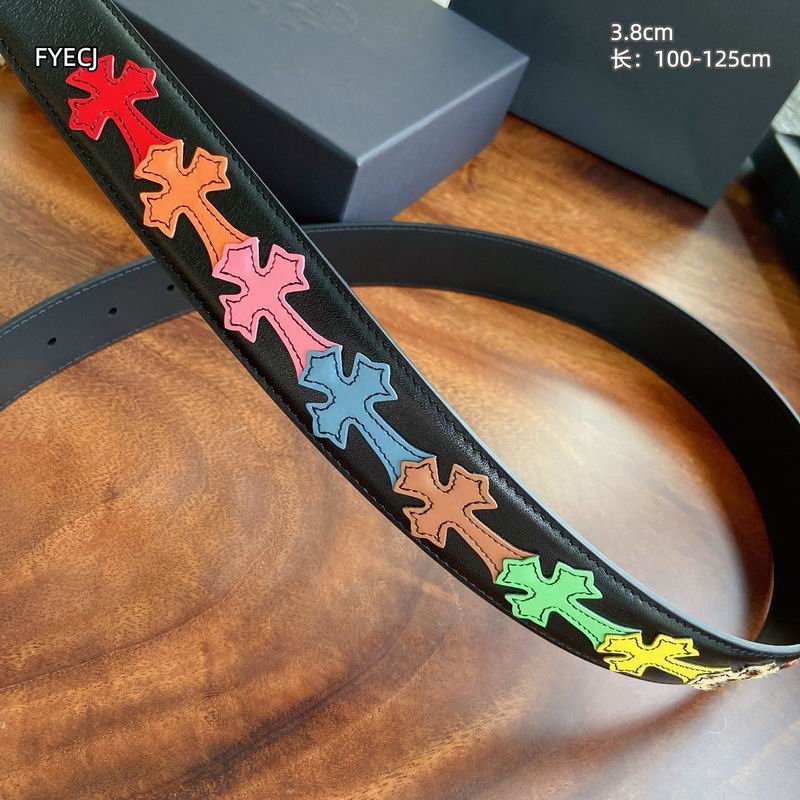 Chrome H Belt Wide 3.8cm(Multiple colors) detail 15