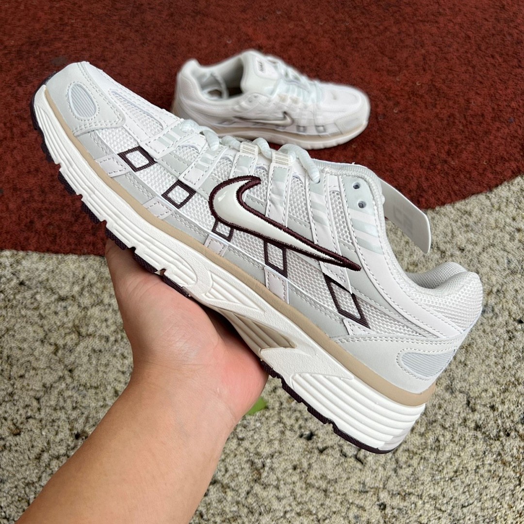 Nike p-6000米白灰棕 Nike  P-6000男子低帮透气时尚休闲鞋 HF0728-201