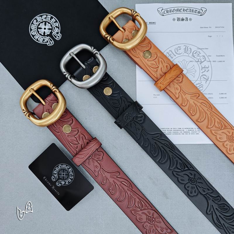Chrome H 35mm Belt（Multiple colors）
