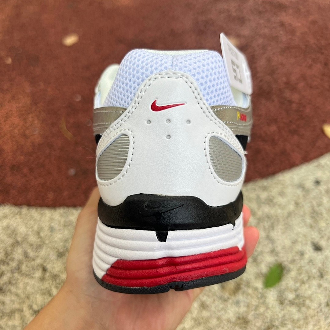 Nike P-6000白银黑红 Nike耐克 P-6000 PRM 网面透气耐磨运动训练复古跑步鞋 BV1021-101