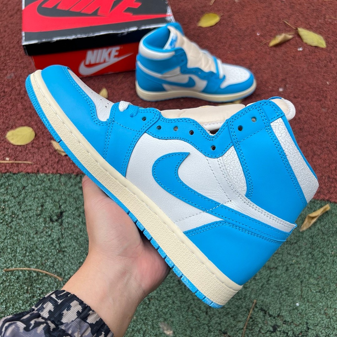 aj1做旧北卡蓝 Air Jordan 1 Hi OG “UNC Reimagined”DZ5485-402