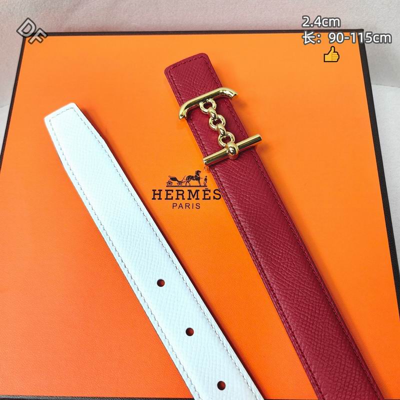 Herms 24mm Belt(Multiple colors) detail 12