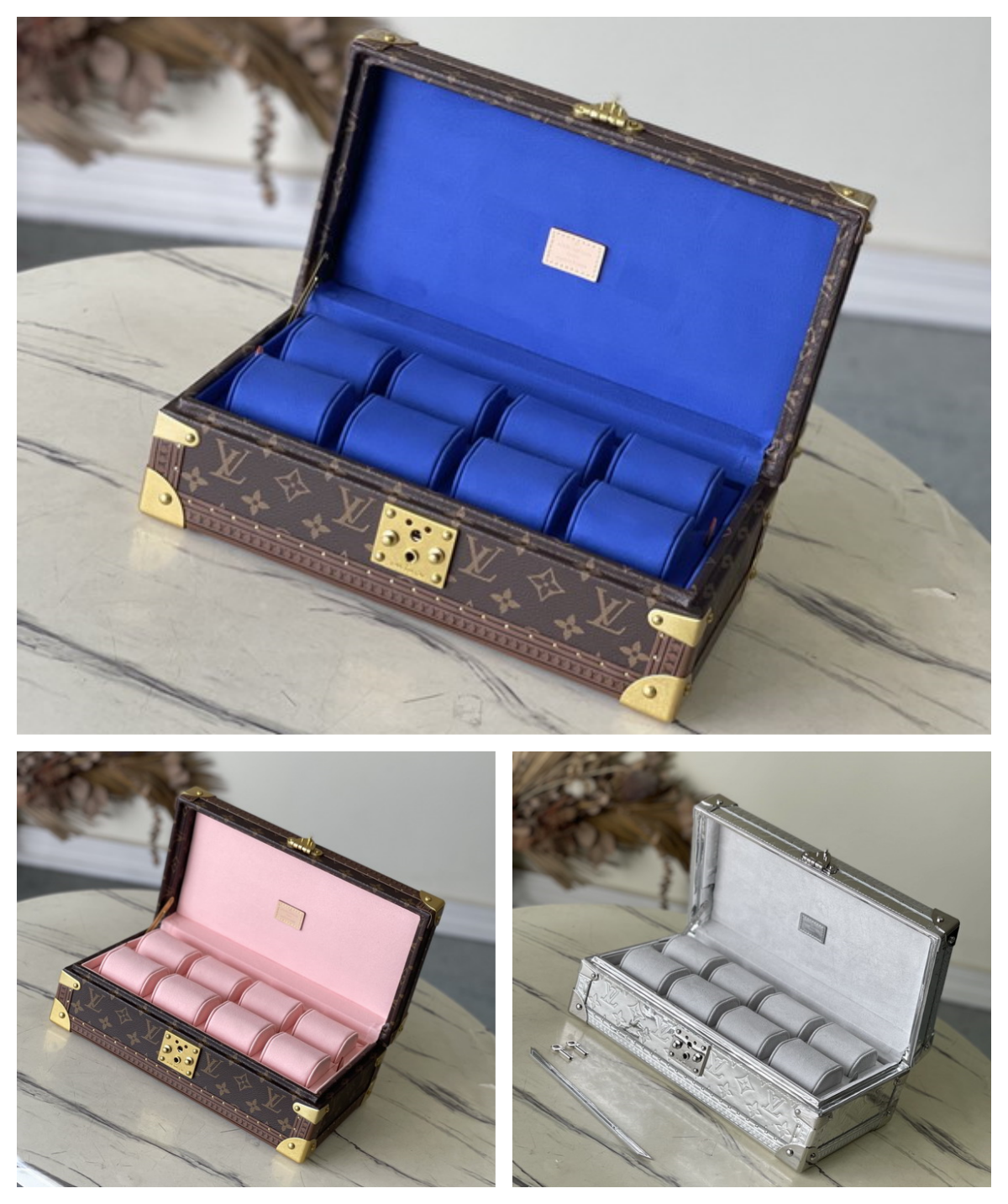 L X V Watch Storage Box  Size：20.5x13.5x35cm