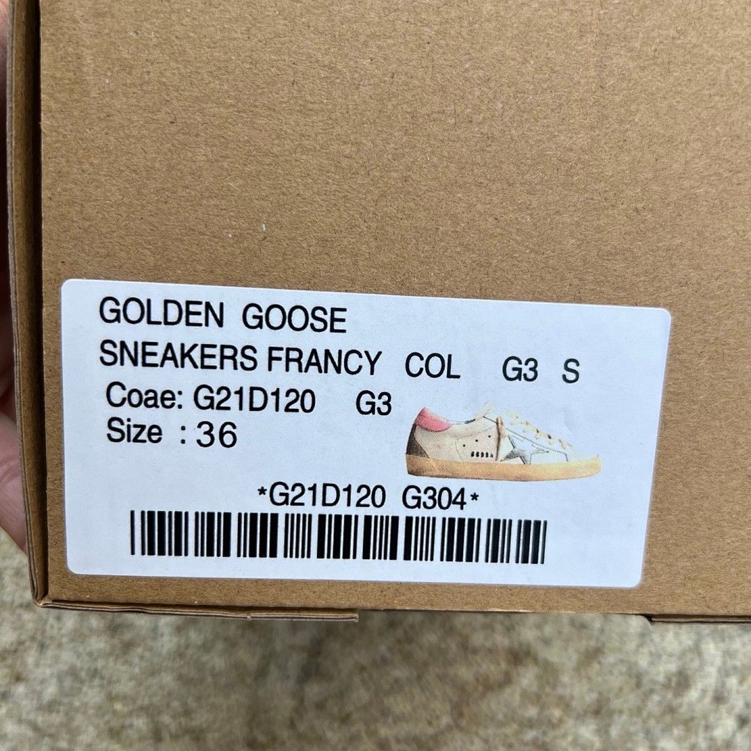 Golden Goose Super-Star GGDB 白粉