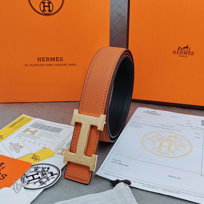 Herms 32mm Belt(Multiple colors) detail 11