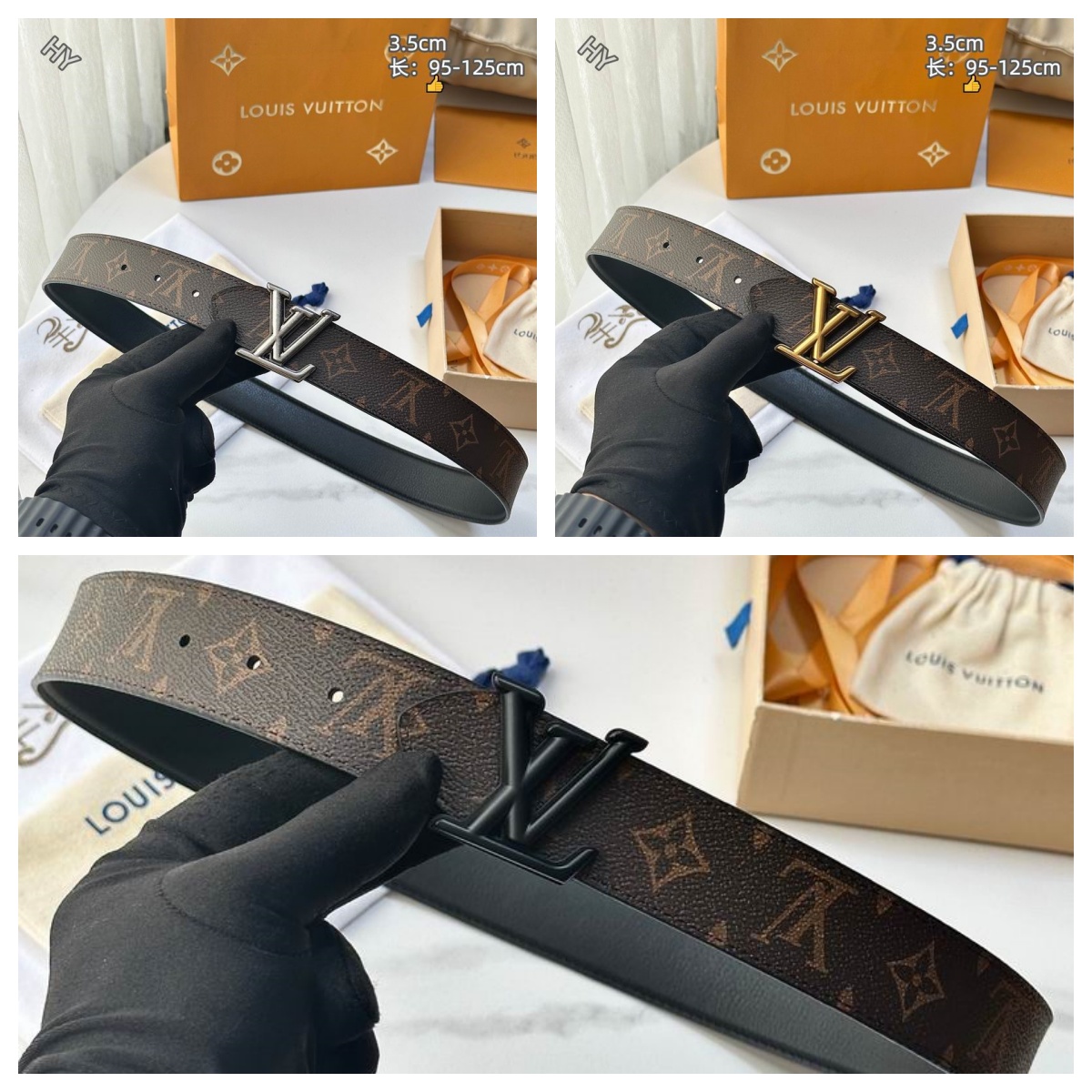 L X V 35mm Belt（Multiple colors）