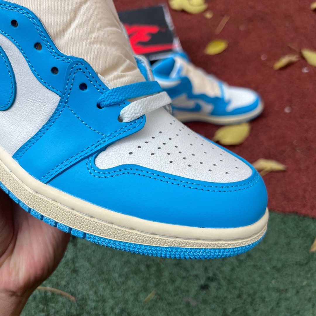 aj1做旧北卡蓝 Air Jordan 1 Hi OG “UNC Reimagined”DZ5485-402