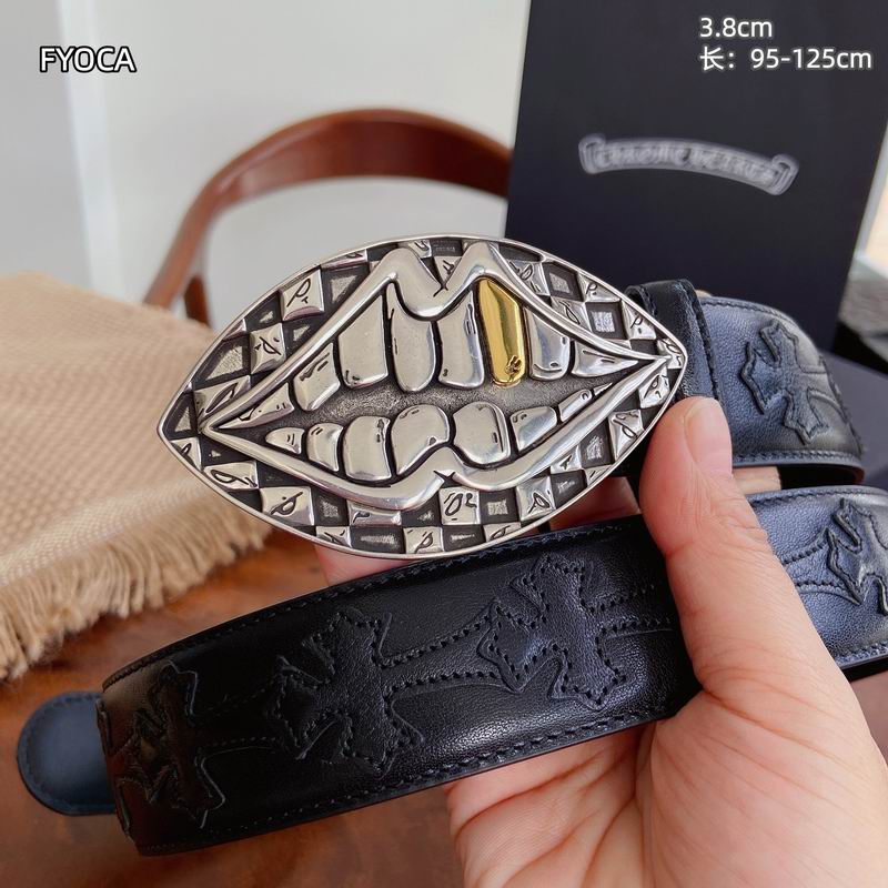 Chrome H Belt Wide 3.8cm(Multiple colors) detail 22