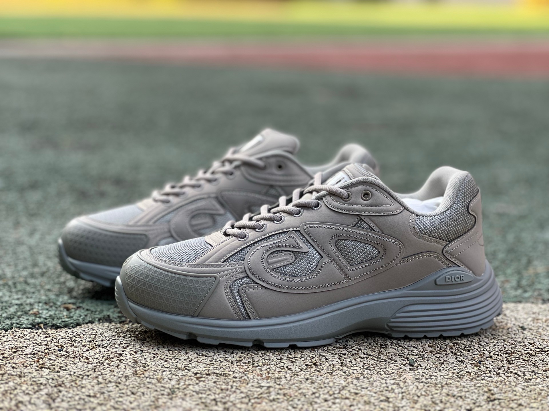 STONE ISLAND x DIOR迪奥 B30 Mesh Runner CD鞋 石头岛 灰色