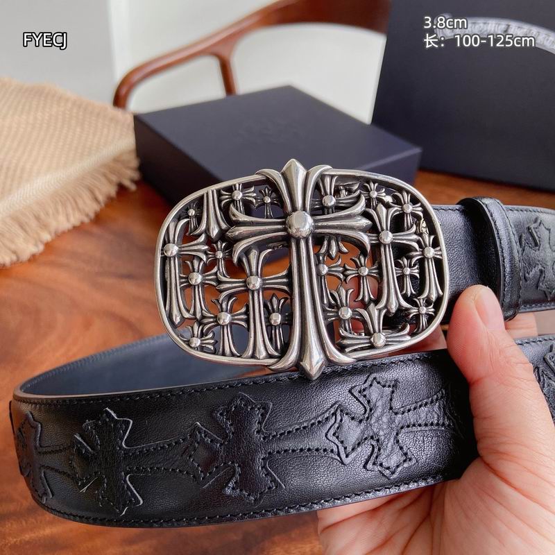 Chrome H Belt Wide 3.8cm(Multiple colors) detail 13