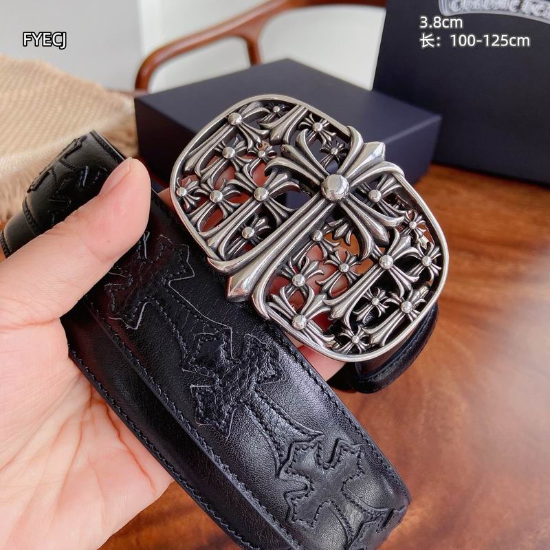 Chrome H Belt Wide 3.8cm(Multiple colors) detail 11