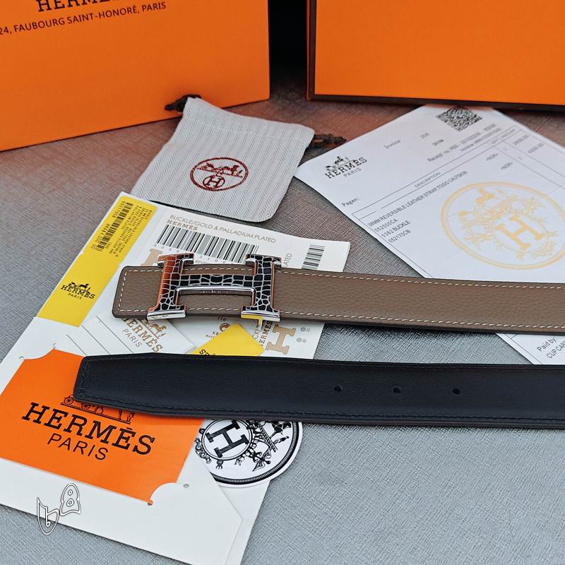 Herms 32mm Belt(Multiple colors) detail 11
