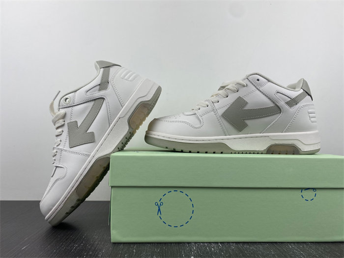OW Out Of Office "OOO" Low Tops White Grey OM1A189F21LEA0010161 detail 2