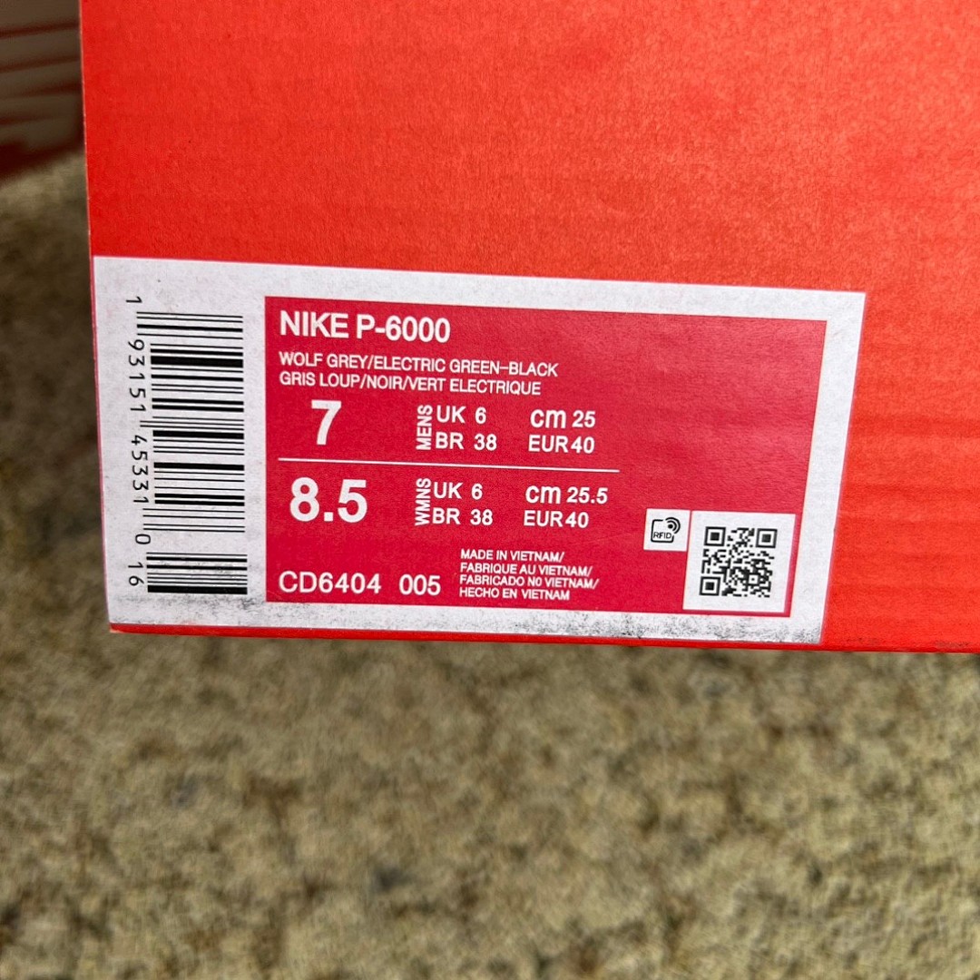 Nike p-6000灰绿黑 Nike/耐 新款P-6000 低帮透气时尚休闲鞋 CD6404-005