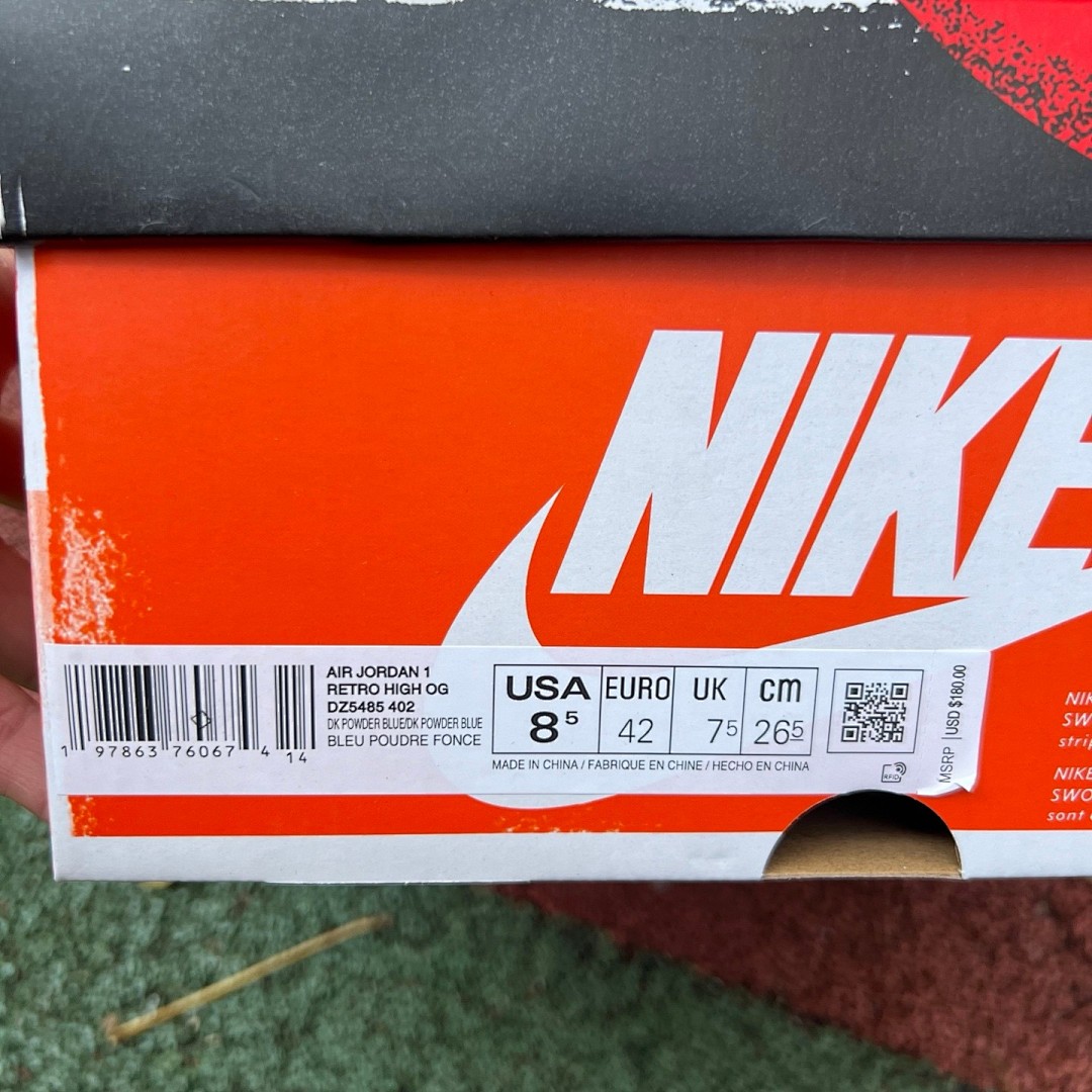 aj1做旧北卡蓝 Air Jordan 1 Hi OG “UNC Reimagined”DZ5485-402