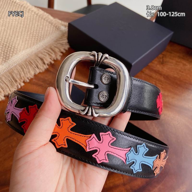 Chrome H Belt Wide 3.8cm(Multiple colors) detail 14