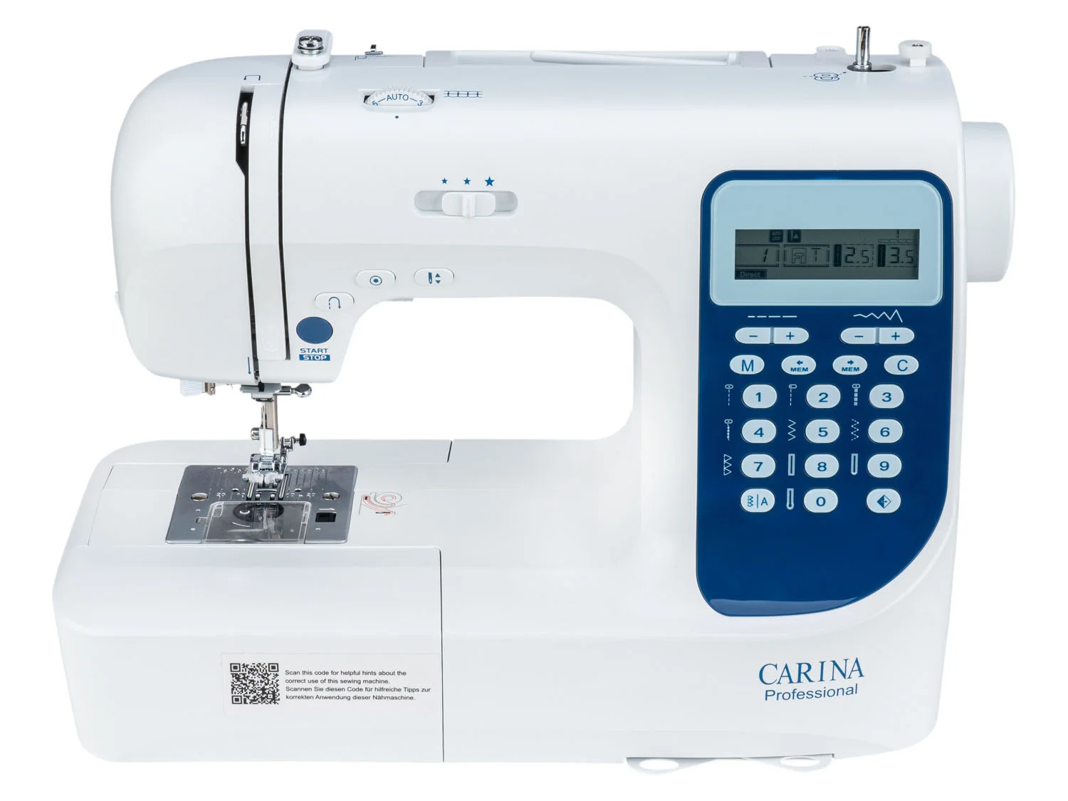 Carina Professional Computer-Nhmaschine, Einfdelhilfe
