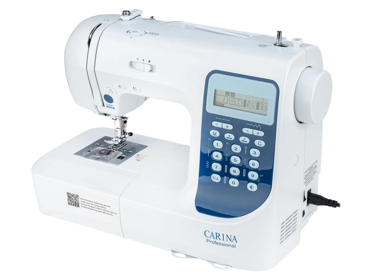 Carina Professional Computer-Nhmaschine, Einfdelhilfe