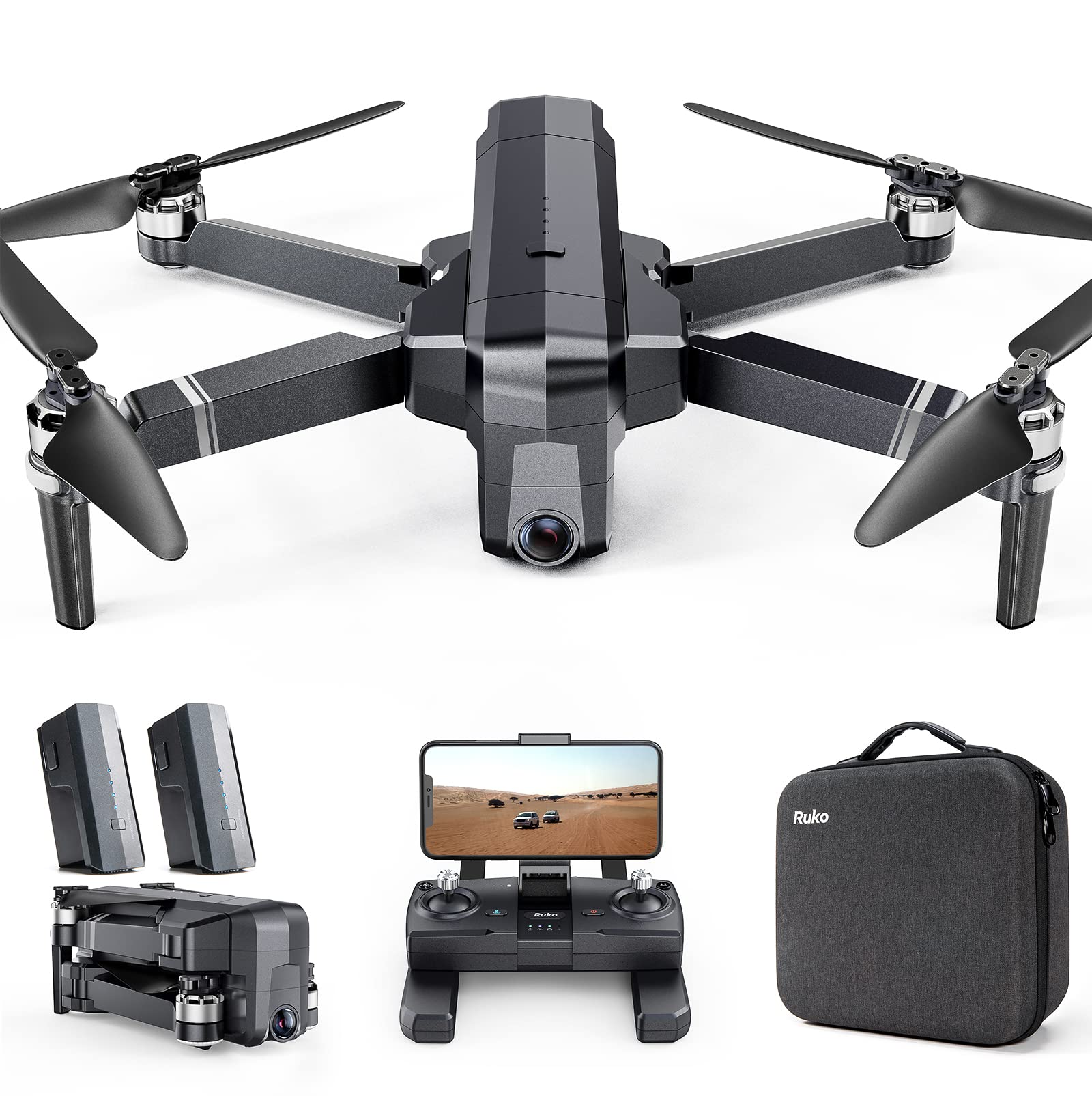 【Electronics】F11PRO Drones with Camera for Adults 4K UHD Camera 60 Mins Flight Time with GPS