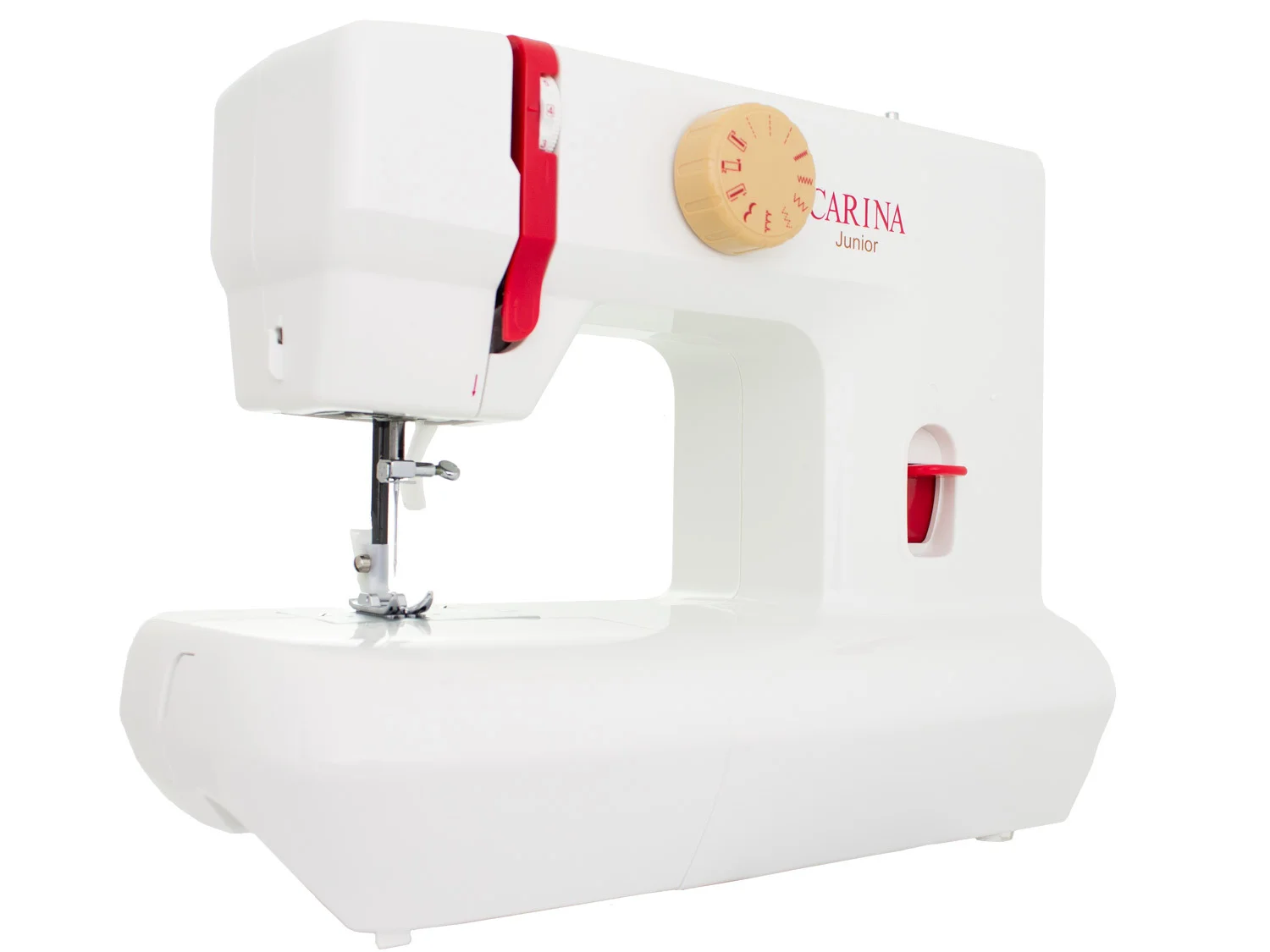 Carina Mechanische Nhmaschine Junior, Einsteigermodell, 6 Stichprogramme, mit Hülle 6 Stichprogramme / Ideal als Einsteigermodell