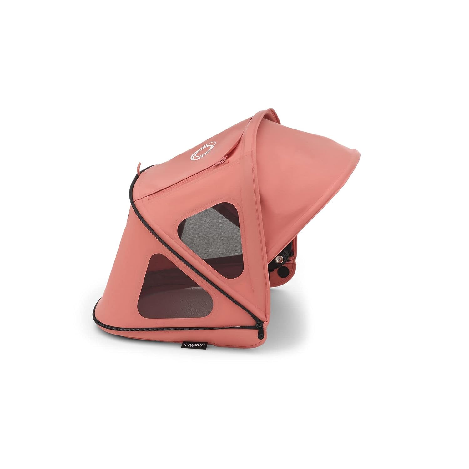 Bugaboo Dragonfly Breezy Sun Canopy Stroller Accessory with UPF 50+ Sun Protection and Ventilation Panels, Sunrise Red