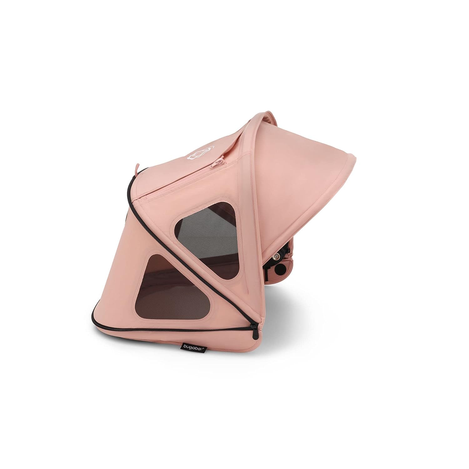 Bugaboo Dragonfly Breezy Sun Canopy Stroller Accessory with UPF 50+ Sun Protection and Ventilation Panels, Morning Pink