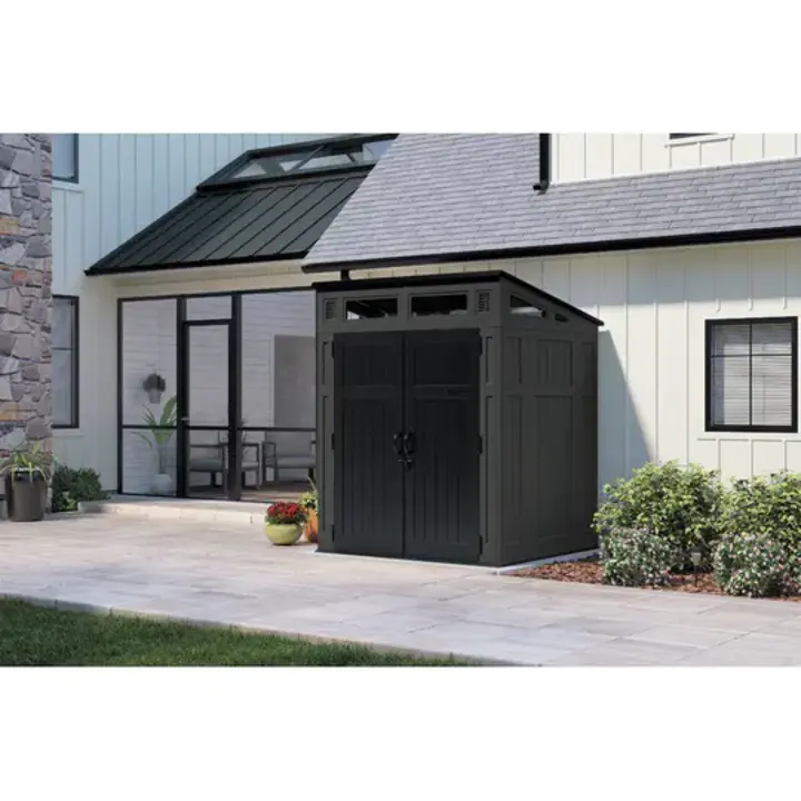 【Storage shed】Modernist 6 Ft. X 5 Ft. Resin Storage Shed