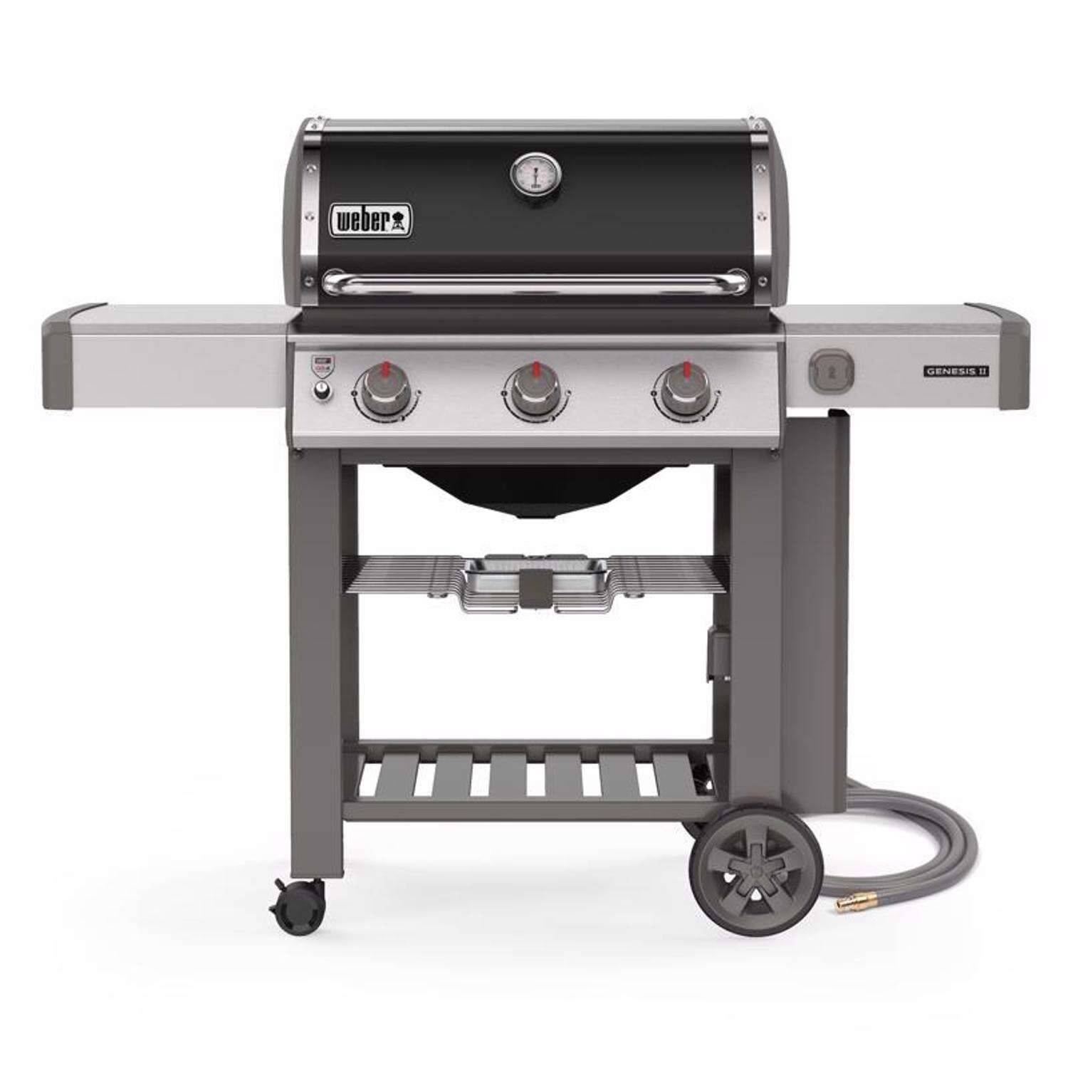 Weber Genesis II E-310 3 Burner Natural Gas Grill Black/Silver