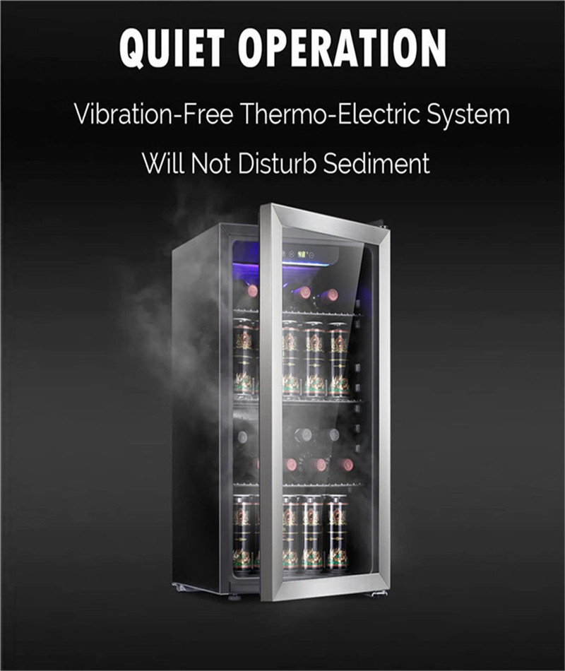 [Appliances]Antarctic Star 26 Bottle Wine Cooler/Cabinet Beverage Refrigerator Mini Wine Cellar Beer Soda