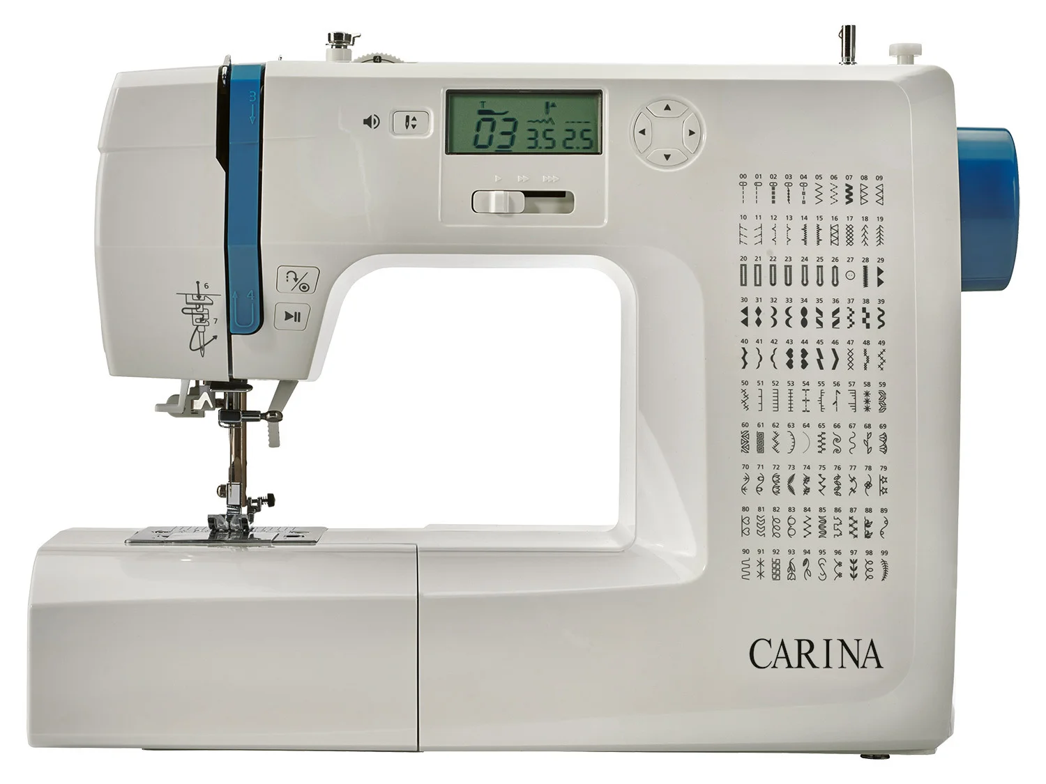 Carina Computernhmaschine SCNM 100 A1, mit 100 Stichprogrammen