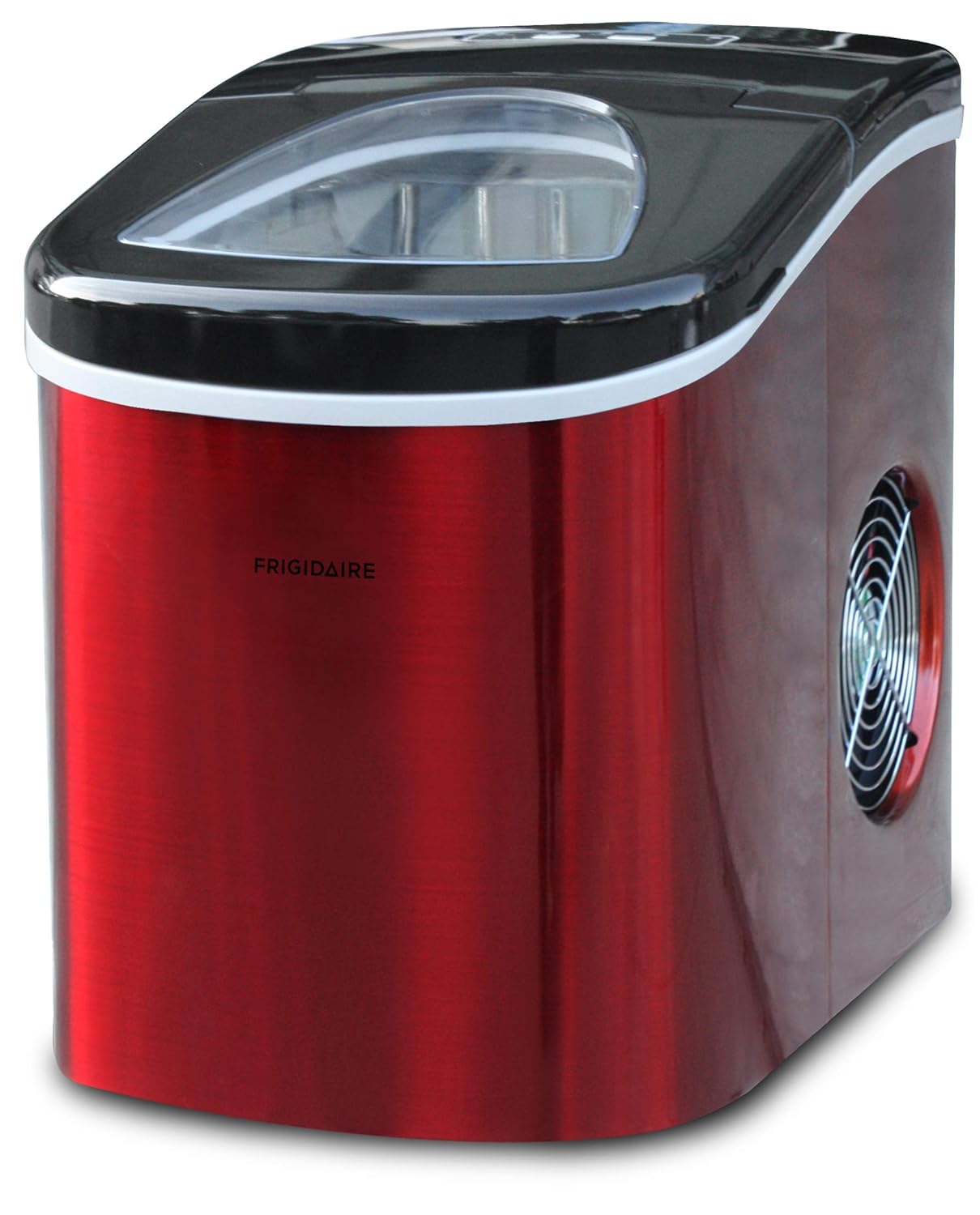 Frigidaire Countertop Ice Maker, Compact Machine, 26 lbs per day, Stainless