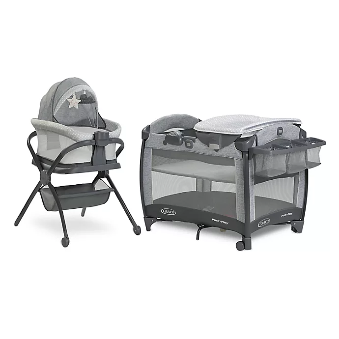 Graco Pack 'n Play Day2Dream DLX Playard with Portable Bassinet in Beau