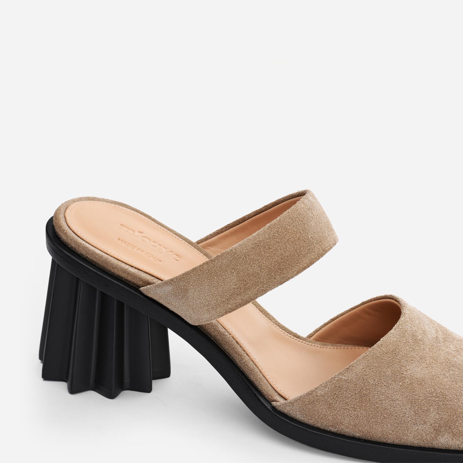 4952 Pleated Heel Mule