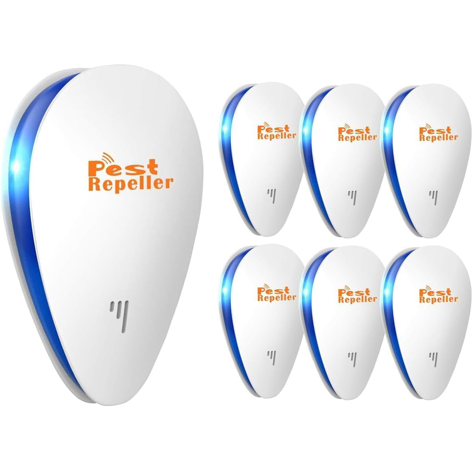 6 Pack Ultrasonic Pest Repeller, Mice Repellent Plug-ins Electronic Pest Roach Spider Insect Rodent Repellent