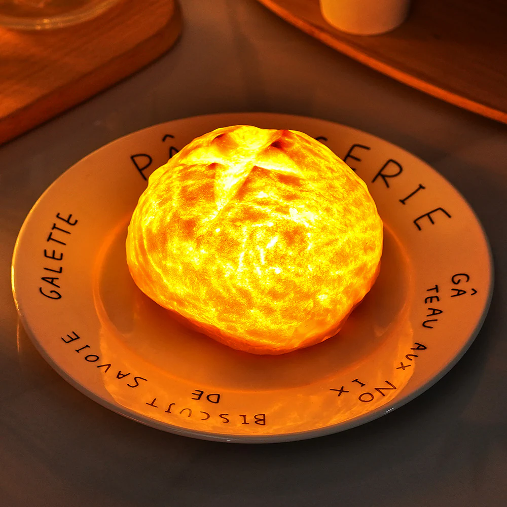 Croissant Bread Lamp Battery Powered LED Light New Home Gifts Housewarming Gifts