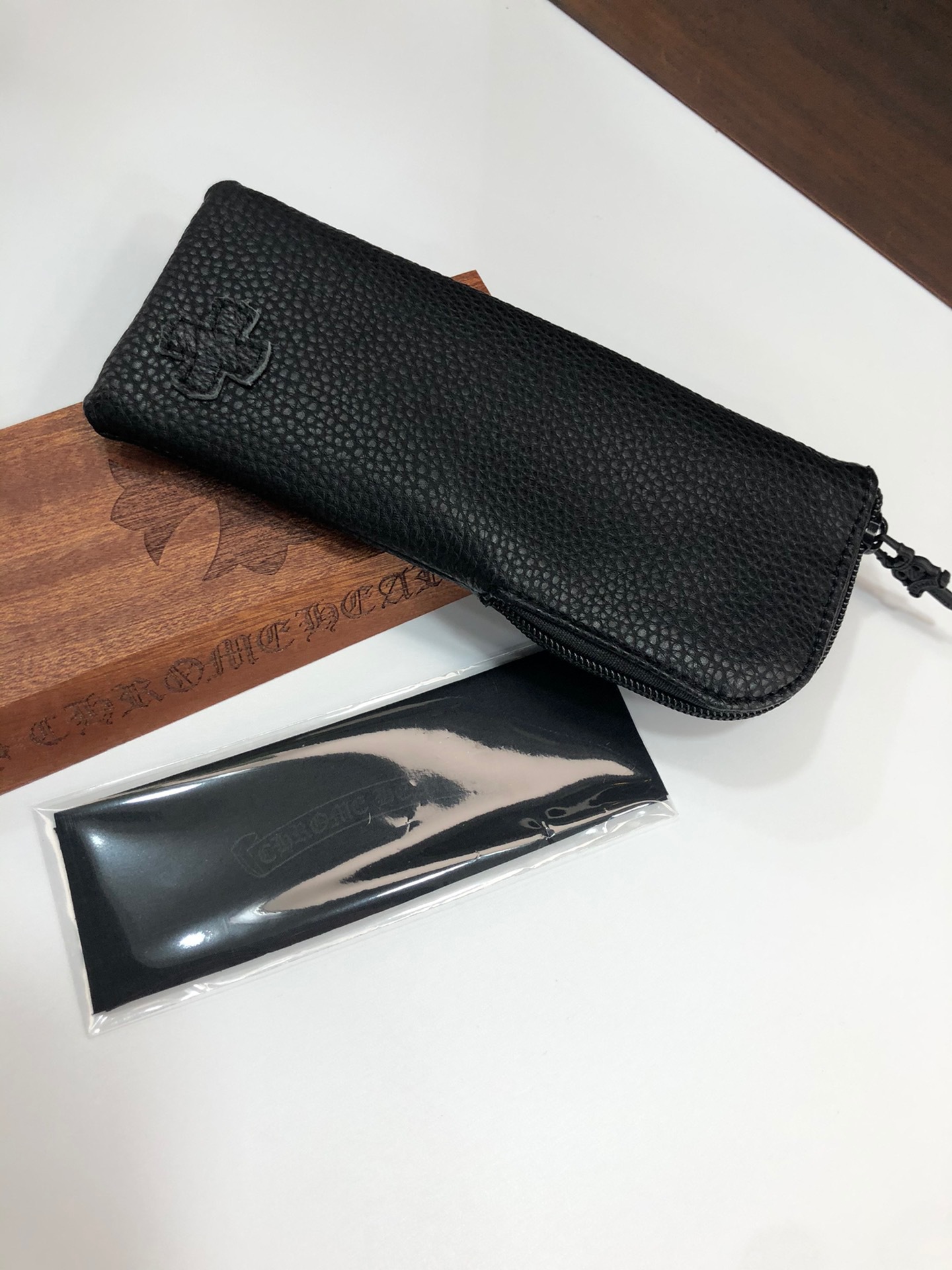 CH Glasses frame case clear clothes card box