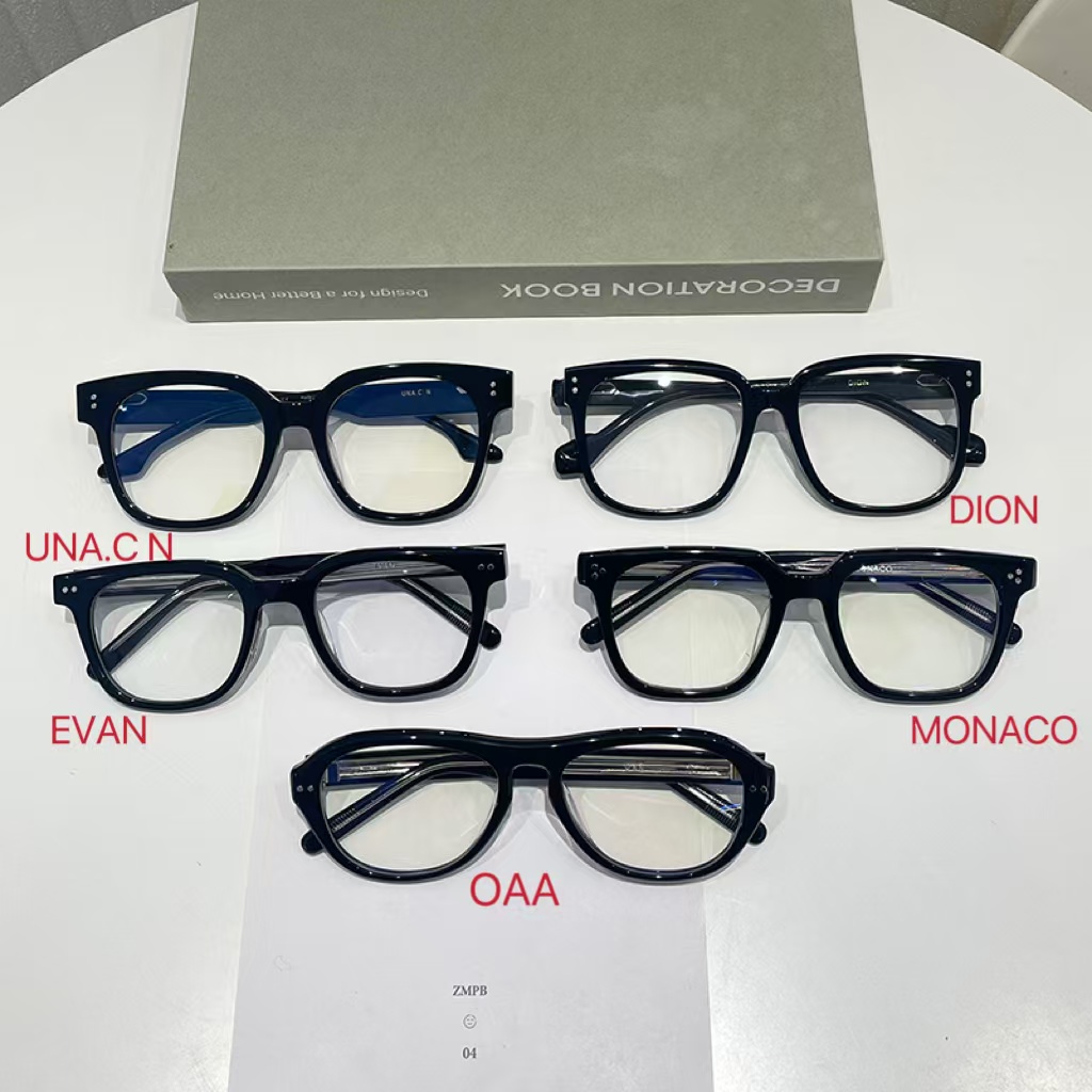 Acetate Optical Frames Eyewear Eyeglasses Designer Trend Glasses Sunglasses