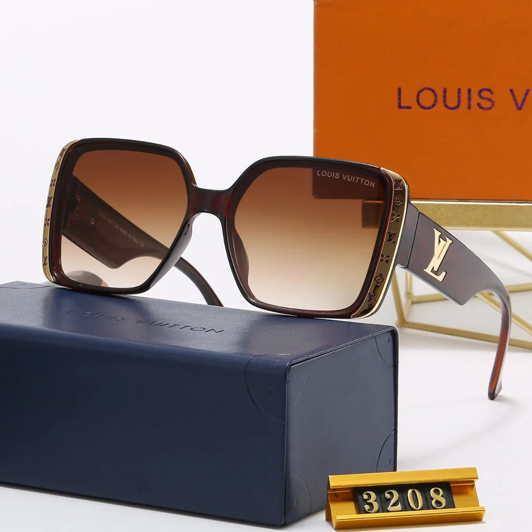 6 Colors Luxury Letter Print Frame Women's Fashion Sunglasses