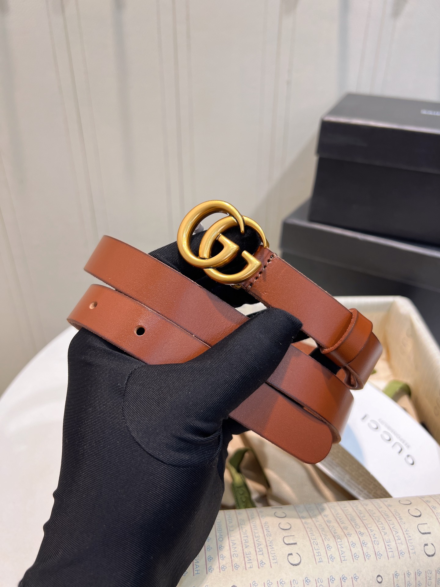 GUCCI Belt 011 22PJ081 2cm