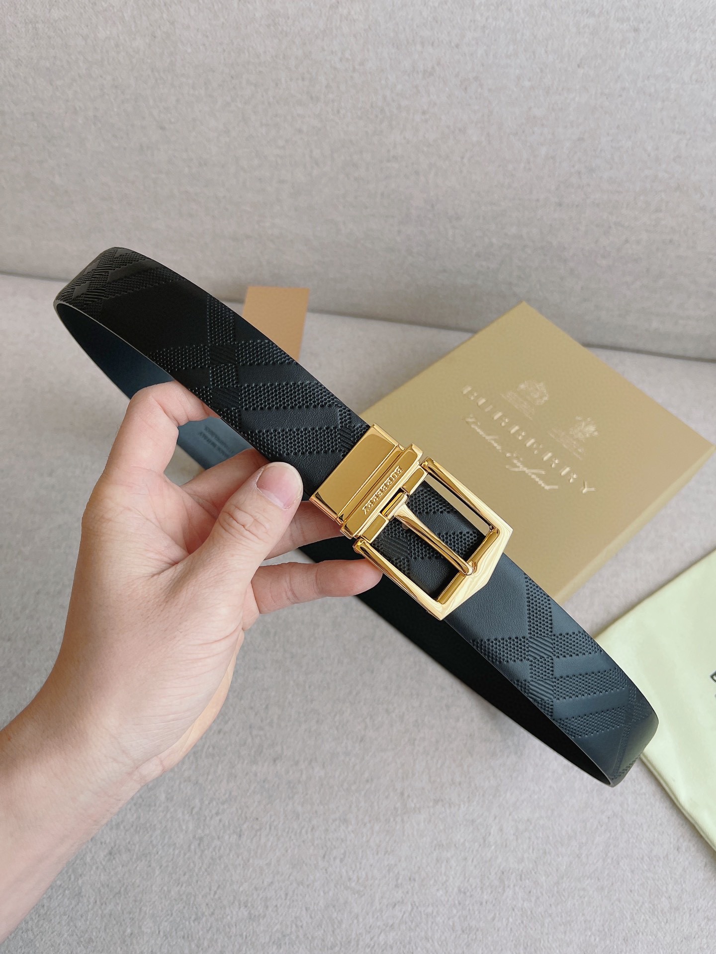 Burberry Belt 013 3.5cm