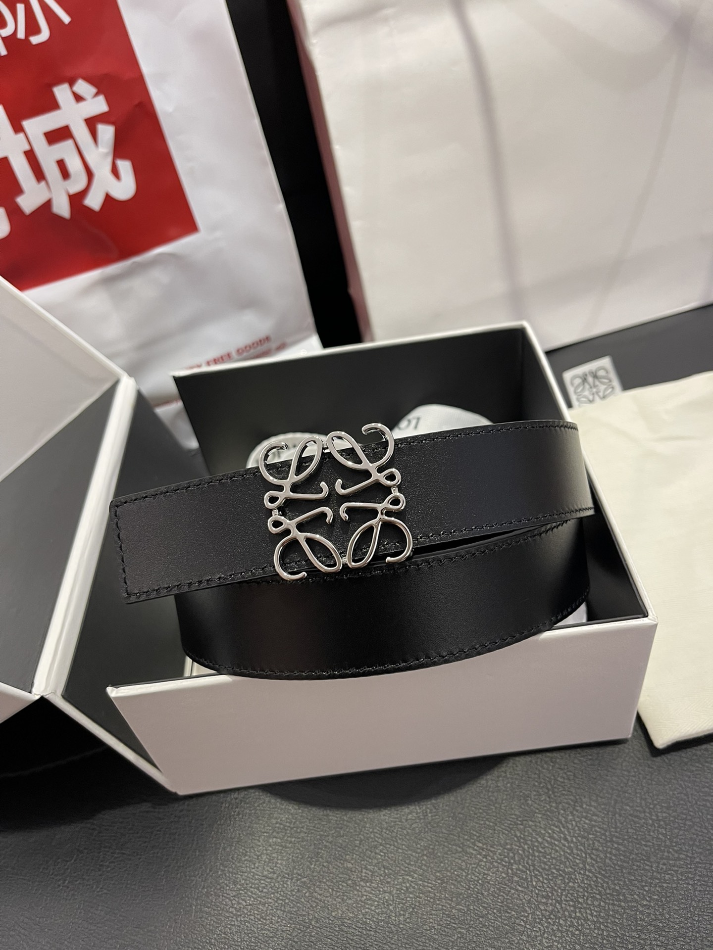 LOEWE Belt 002 22PJ081 3.2cm