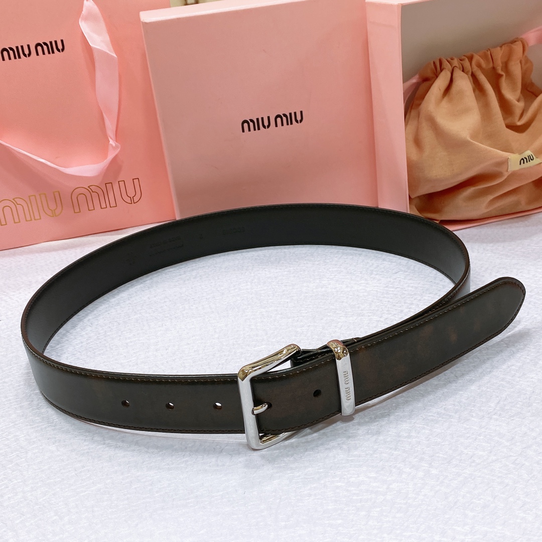 Miu Miu Belt 001 22PJ081 3.5cm