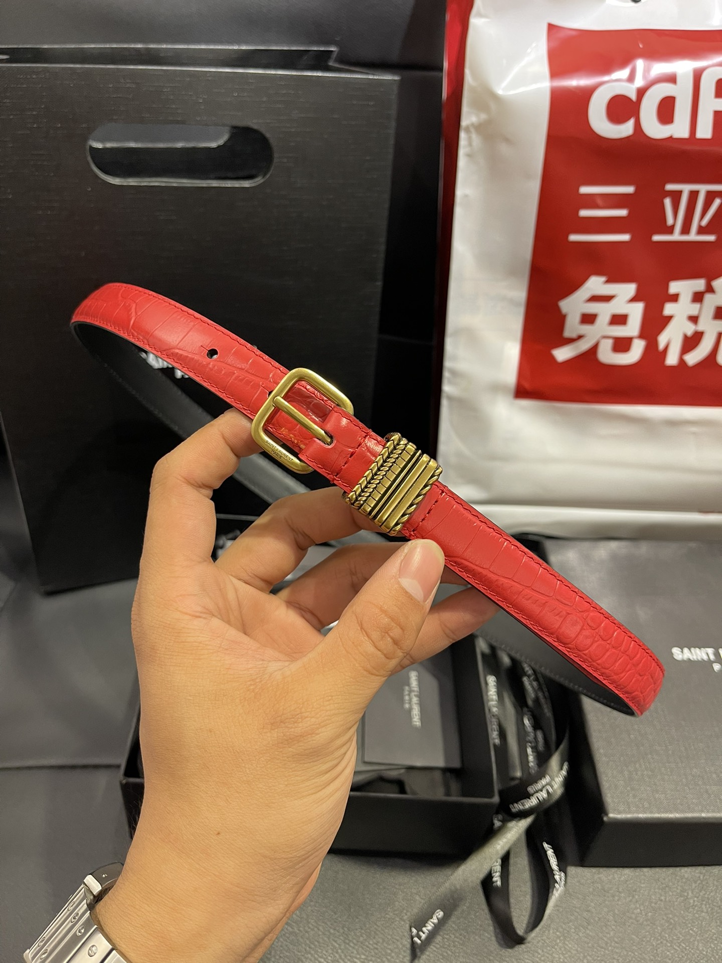 YSL Belt 008 22PJ081 2cm