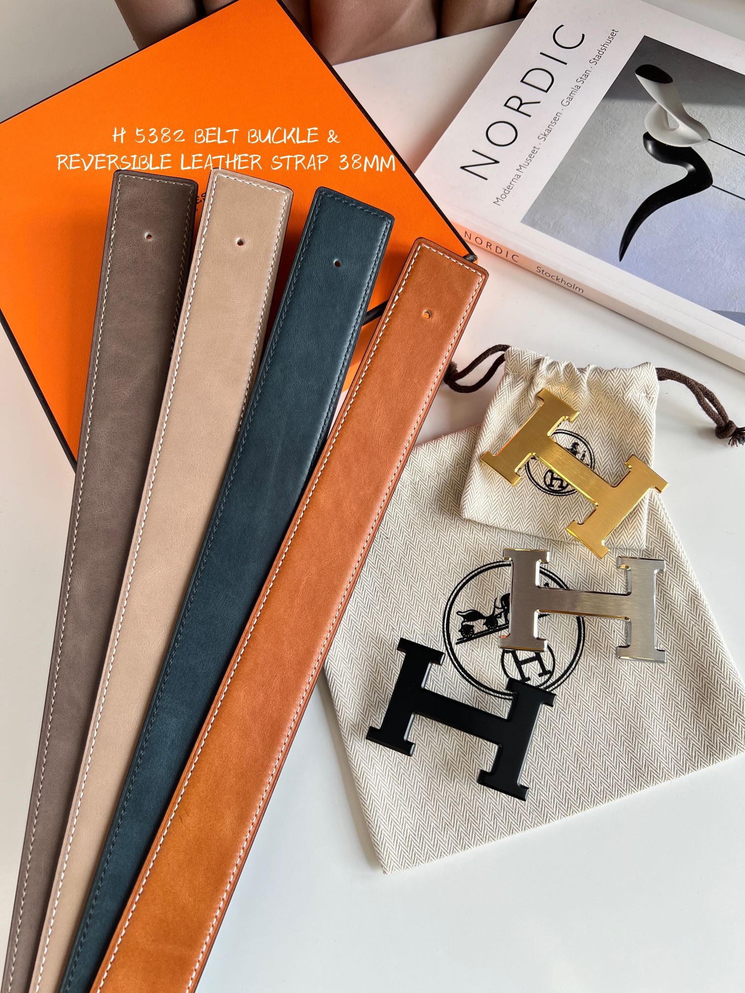 Hermes Belt 009 22PJ091 3.8cm