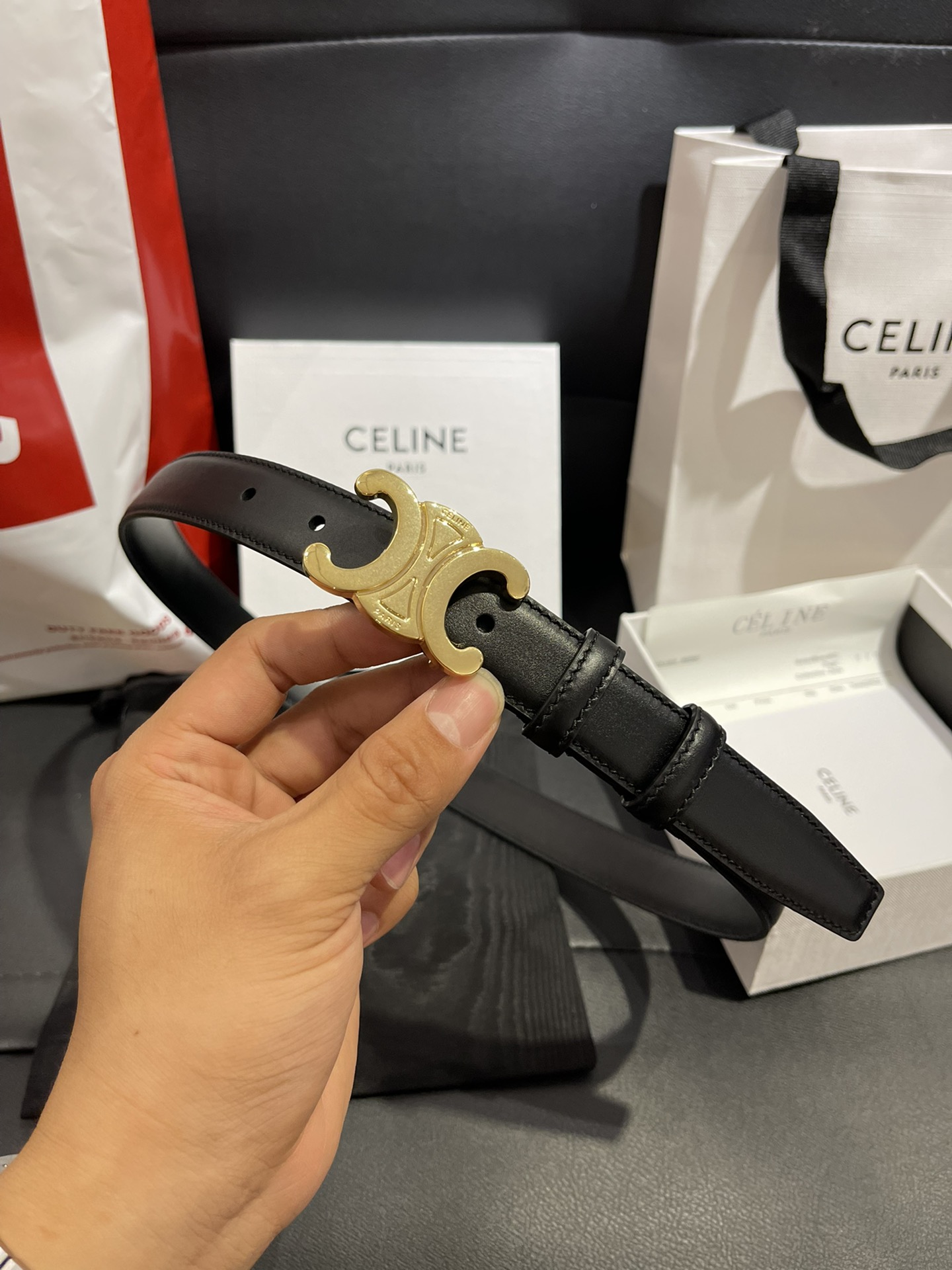 Celine Belt 007 22PJ081 2.5cm