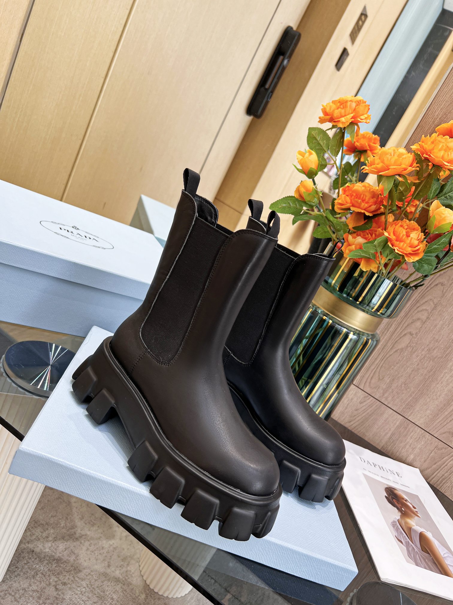 PRADA 008 boots XM043