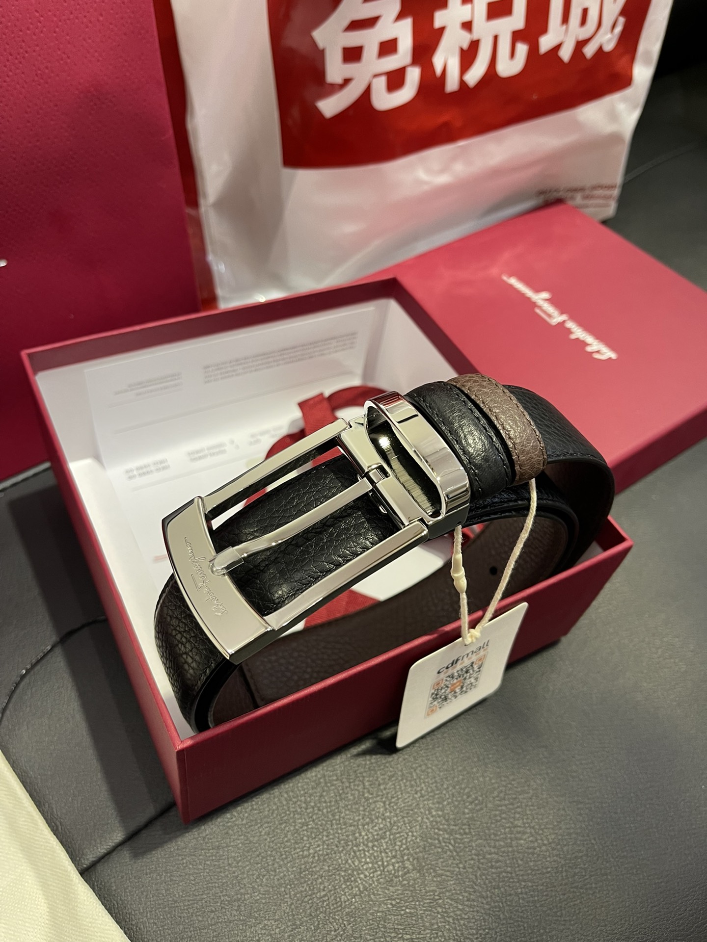FERRAGAMO Belt 001 22PJ081 3.5cm