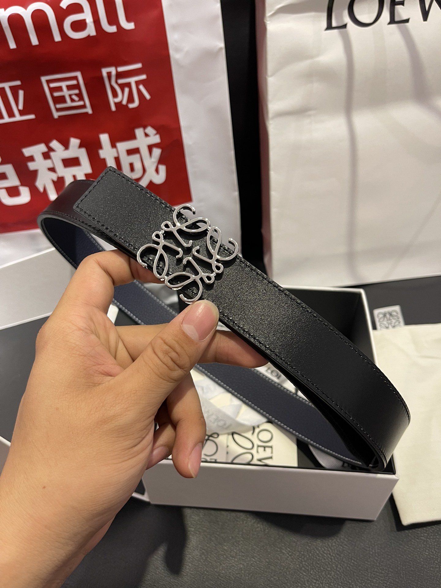 LOEWE Belt 002 22PJ081 3.2cm