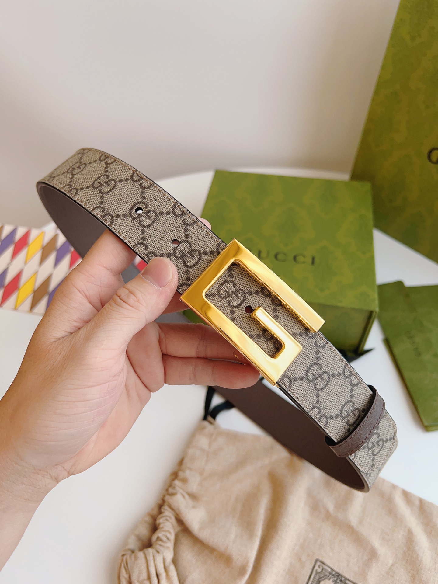 GUCCI Belt 015 22PJ071 3.5cm